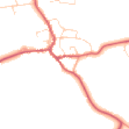 Daytime road noise heatmap for IP23 7AS