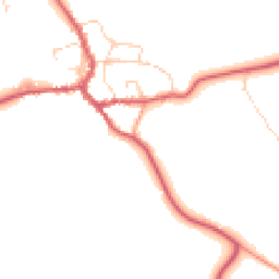 Daytime road noise heatmap for IP23 7AT