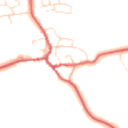 Daytime road noise heatmap for IP23 7AW