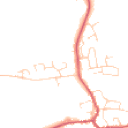 Daytime road noise heatmap for IP23 7BP