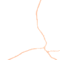 Night-time road noise heatmap for IP23 7BQ