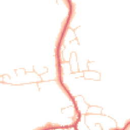 Daytime road noise heatmap for IP23 7BT