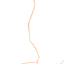 Night-time road noise heatmap for IP23 7BT