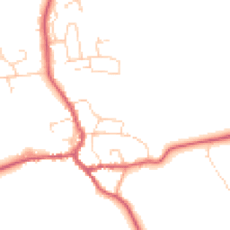 Daytime road noise heatmap for IP23 7BU