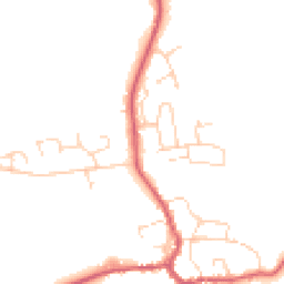 Daytime road noise heatmap for IP23 7BX