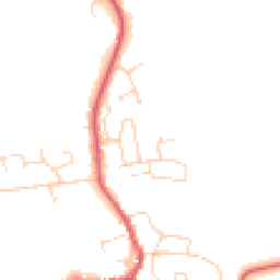 Daytime road noise heatmap for IP23 7BY