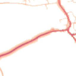 Daytime road noise heatmap for IP23 7DP