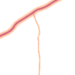 Daytime road noise heatmap for IP23 7DR