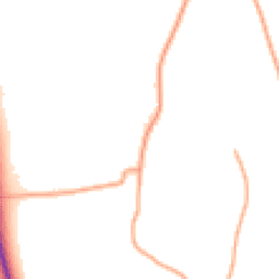 Daytime road noise heatmap for IP23 7EB