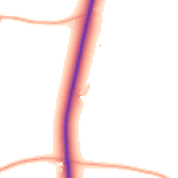 Daytime road noise heatmap for IP23 7EU