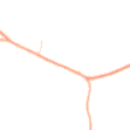 Daytime road noise heatmap for IP23 7JR