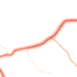 Daytime road noise heatmap for IP23 7NJ
