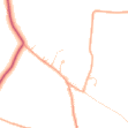 Daytime road noise heatmap for IP23 7PD