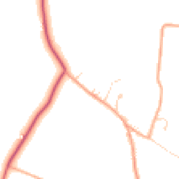Daytime road noise heatmap for IP23 7PS