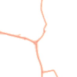 Daytime road noise heatmap for IP23 7QS