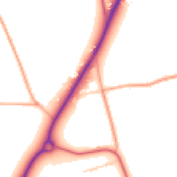 Daytime road noise heatmap for IP23 8FD