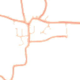 Daytime road noise heatmap for IP23 8JA