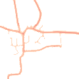 Daytime road noise heatmap for IP23 8LA