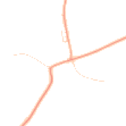 Daytime road noise heatmap for IP23 8LJ