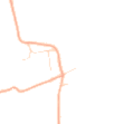 Daytime road noise heatmap for IP23 8LZ