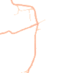 Daytime road noise heatmap for IP23 8NE