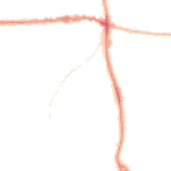 Night-time road noise heatmap for IP25 6BB