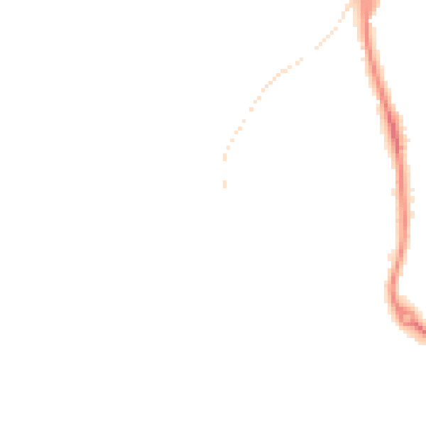 Night-time road noise heatmap for IP25 6BH
