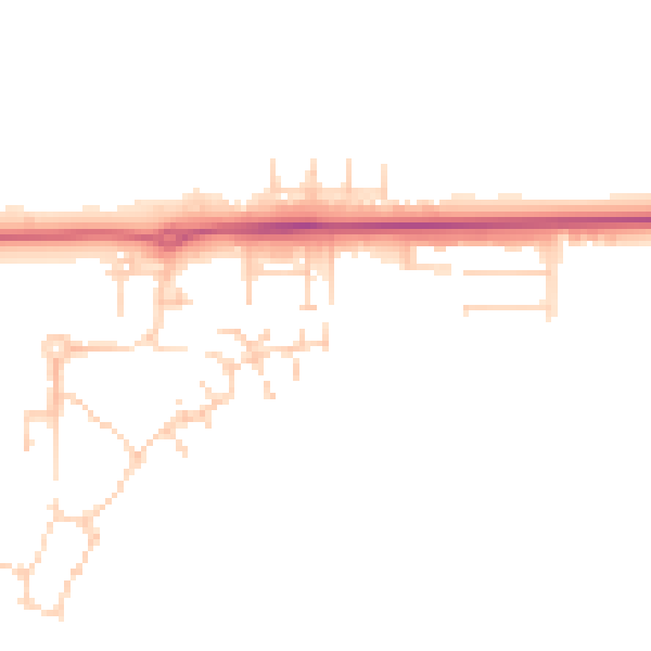 Daytime road noise heatmap for IP25 6GB