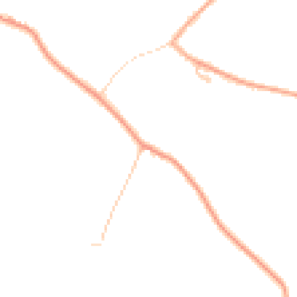 Daytime road noise heatmap for IP25 6NP