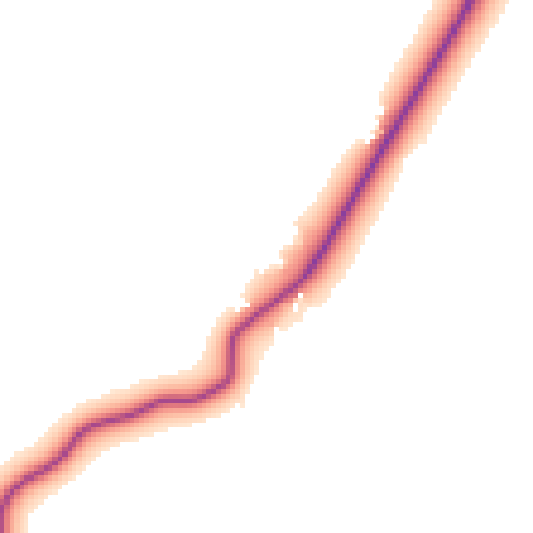 Daytime road noise heatmap for IP25 6SA