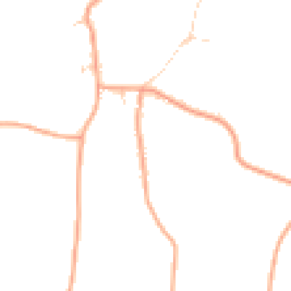 Daytime road noise heatmap for IP25 6TD