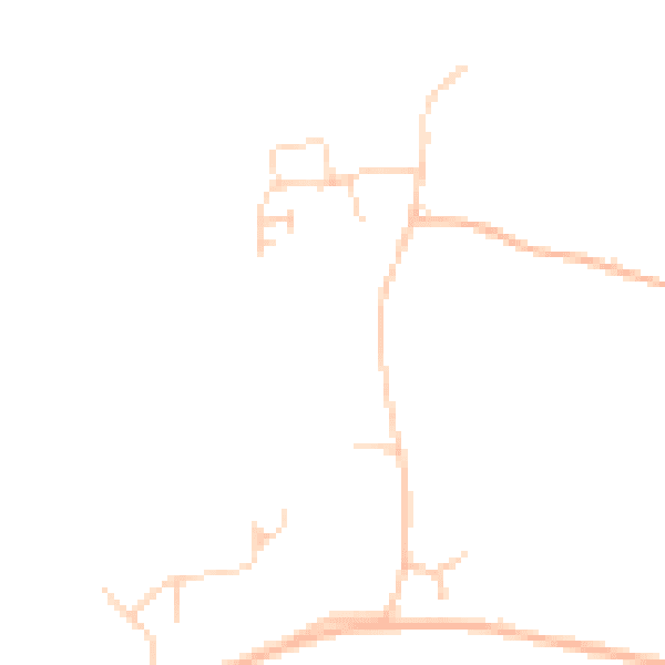 Daytime road noise heatmap for IP25 6YZ