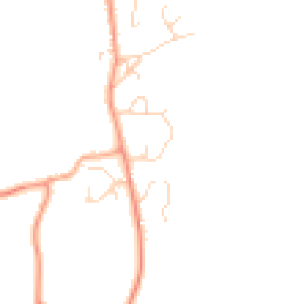 Daytime road noise heatmap for IP25 7AN