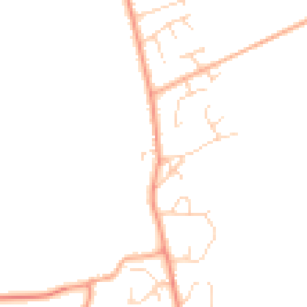 Daytime road noise heatmap for IP25 7AX