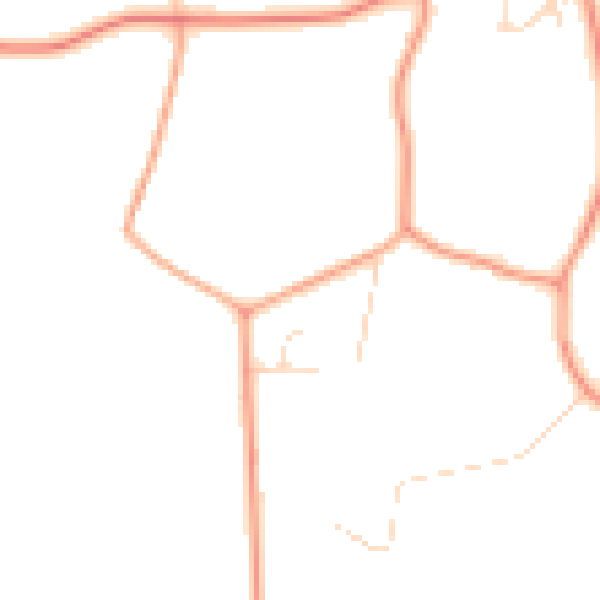 Daytime road noise heatmap for IP25 7DG