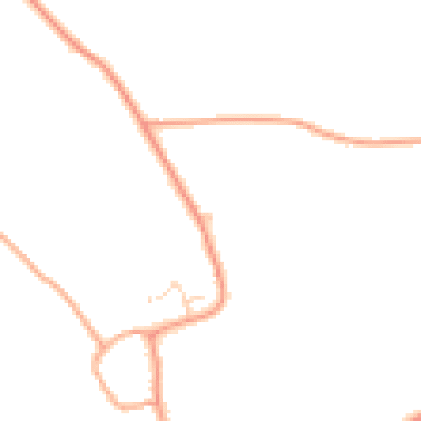 Daytime road noise heatmap for IP25 7DL