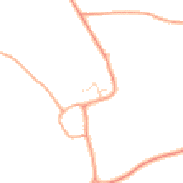 Daytime road noise heatmap for IP25 7EH