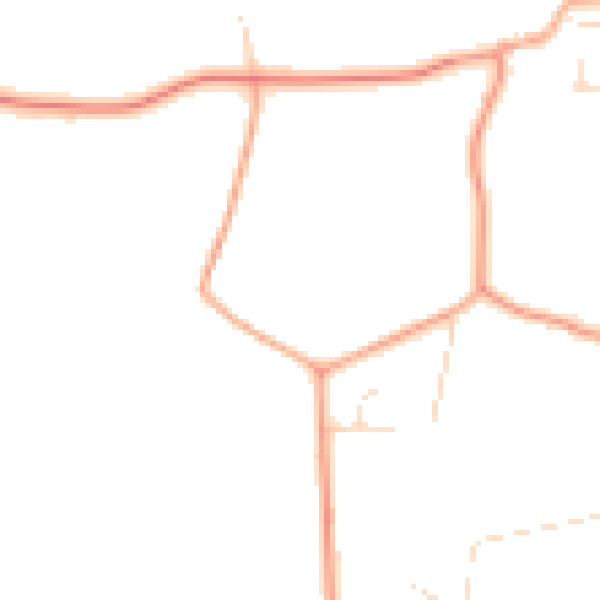Daytime road noise heatmap for IP25 7FL