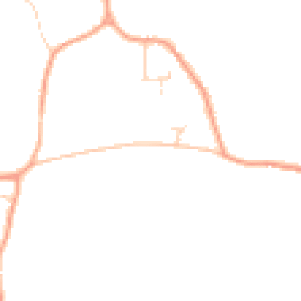 Daytime road noise heatmap for IP25 7GA