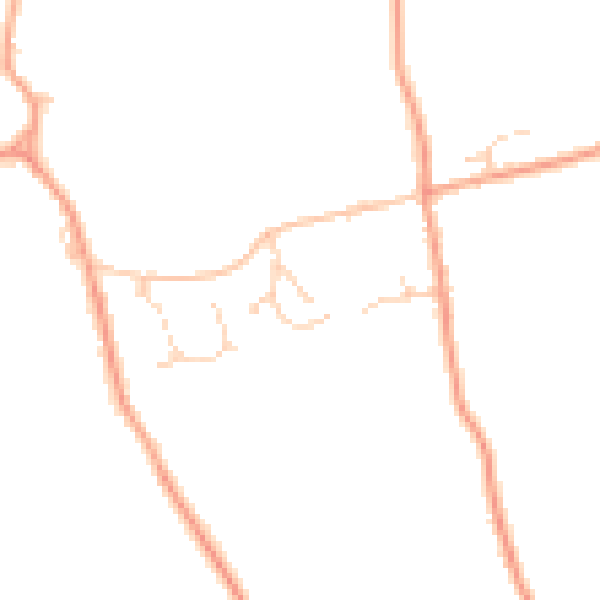 Daytime road noise heatmap for IP25 7HU