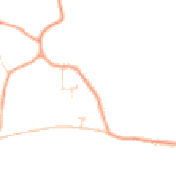 Daytime road noise heatmap for IP25 7QN