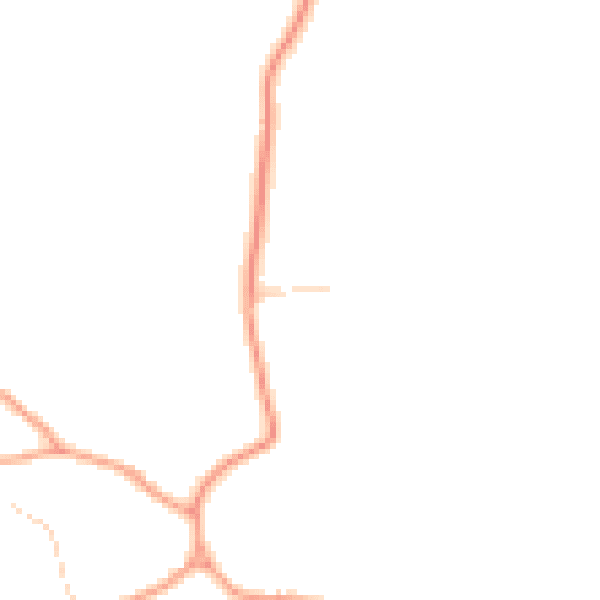 Daytime road noise heatmap for IP25 7QS