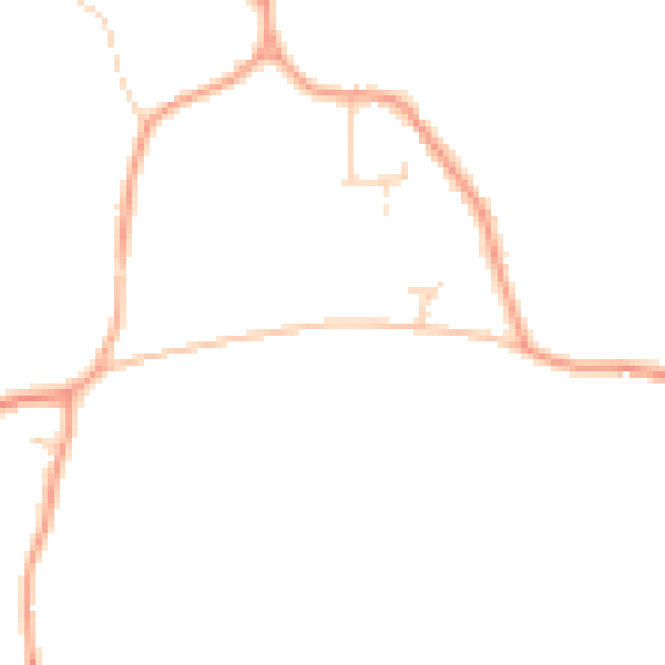 Daytime road noise heatmap for IP25 7RA