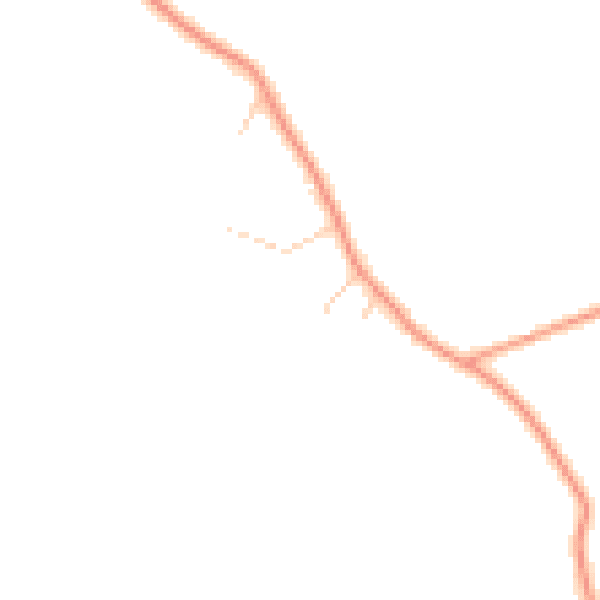 Daytime road noise heatmap for IP25 7TN