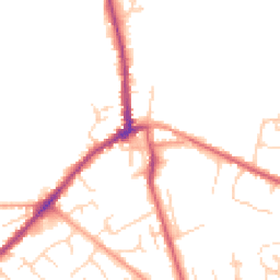 Daytime road noise heatmap for IP27 0AA
