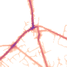 Daytime road noise heatmap for IP27 0AD