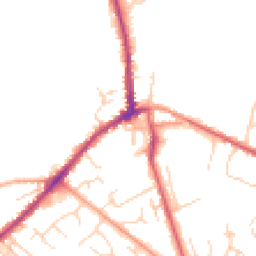 Daytime road noise heatmap for IP27 0AE