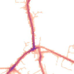 Daytime road noise heatmap for IP27 0AH