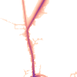 Daytime road noise heatmap for IP27 0AN