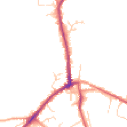 Daytime road noise heatmap for IP27 0AW